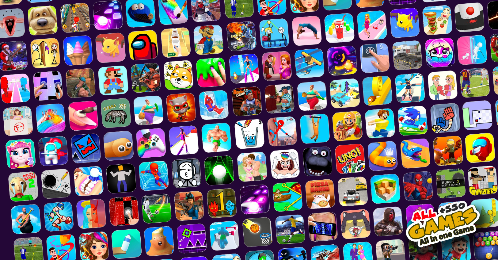All Games - more than 550 games in one application